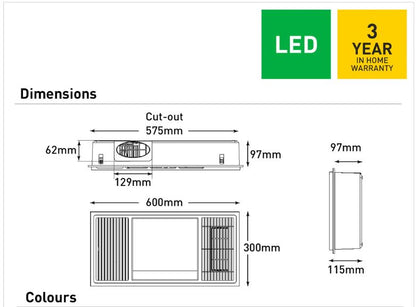 Mercury CCT 3 in 1 Bathroom Solution