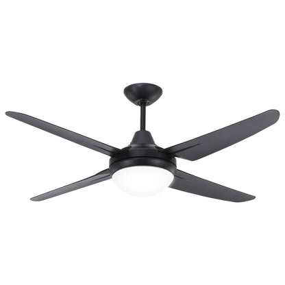 Clare 135cm AC Ceiling Fan with B22 Light - Black
