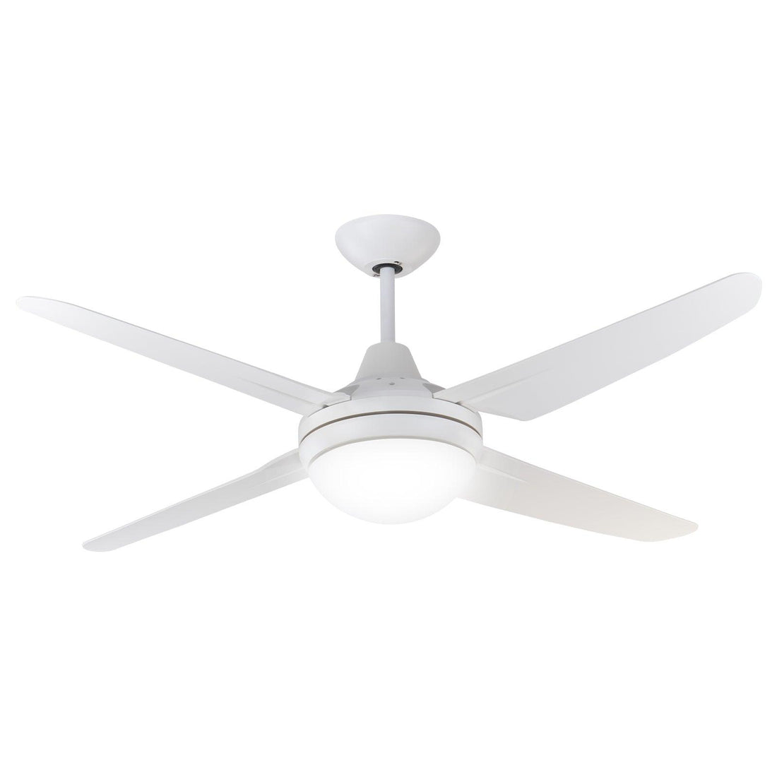 Clare 135cm AC Ceiling Fan with B22 Light - White