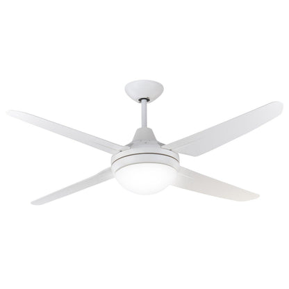 Clare 135cm AC Ceiling Fan with B22 Light - White