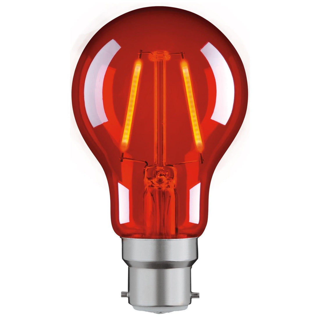 Classic A60 B22 Filament Globe - Red