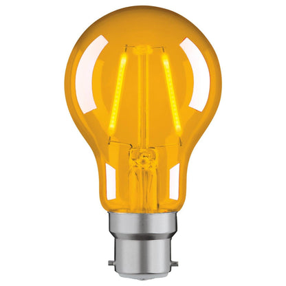 Classic A60 B22 Filament Globe - Yellow
