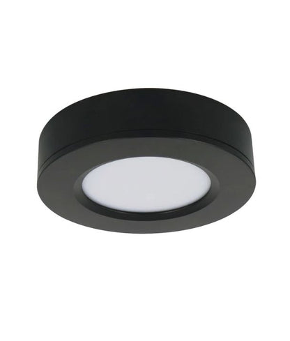 Surface Mounted or Recessed Option Cabinet Underbench LED Tri-CCT Utility Light - Black