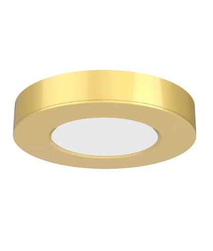 Surface Mounted or Recessed Option Cabinet Underbench LED Tri-CCT Utility Light - Satin Brass