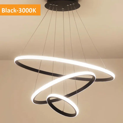 Crown 3 Ring - Black - 3000K