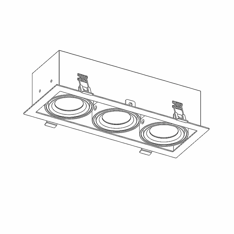DD2810M-Black- 30W Downlight