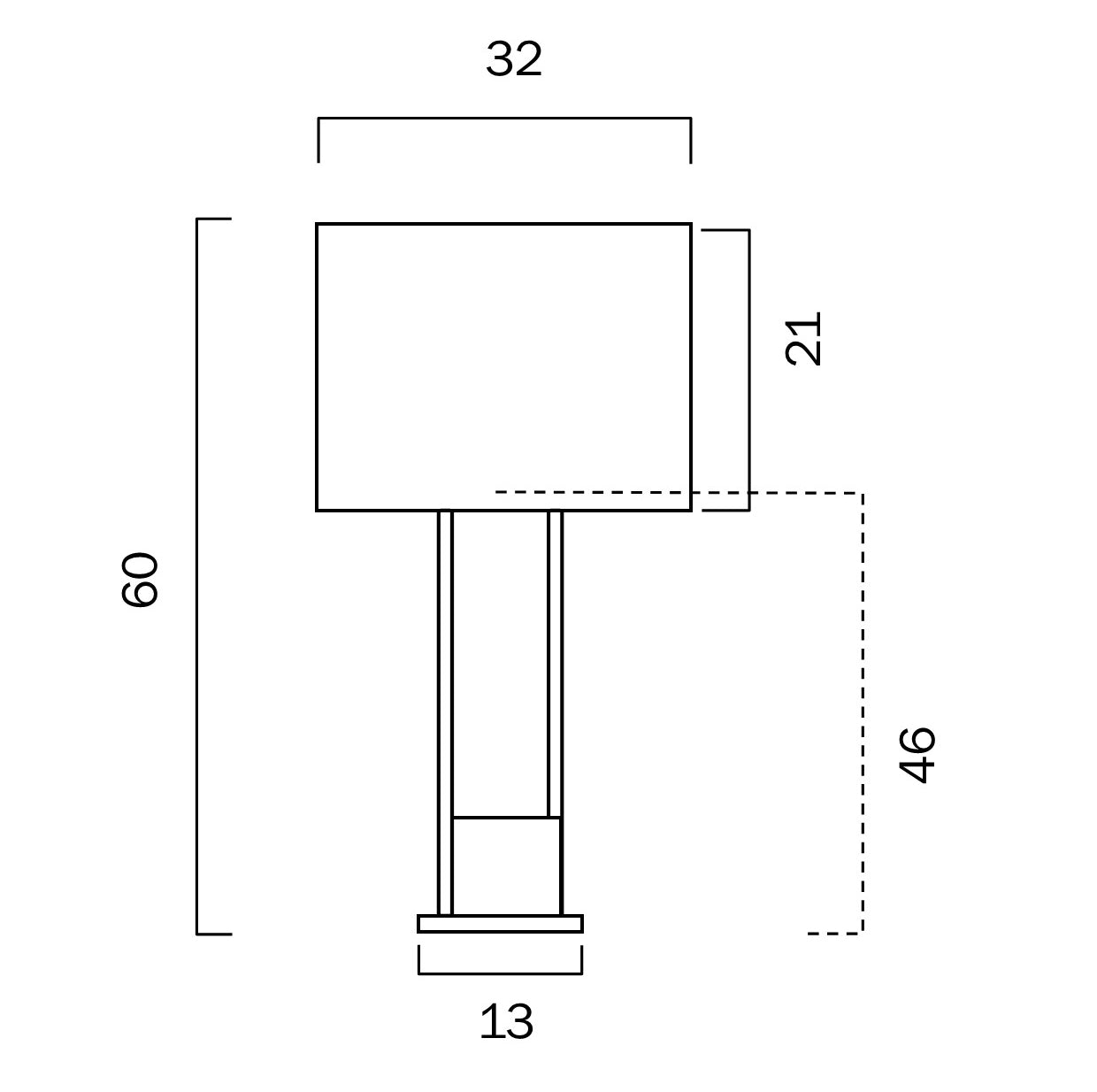 Desire Table Lamp- Black