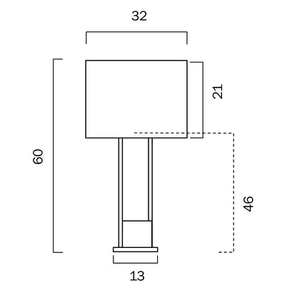 Desire Table Lamp- Black