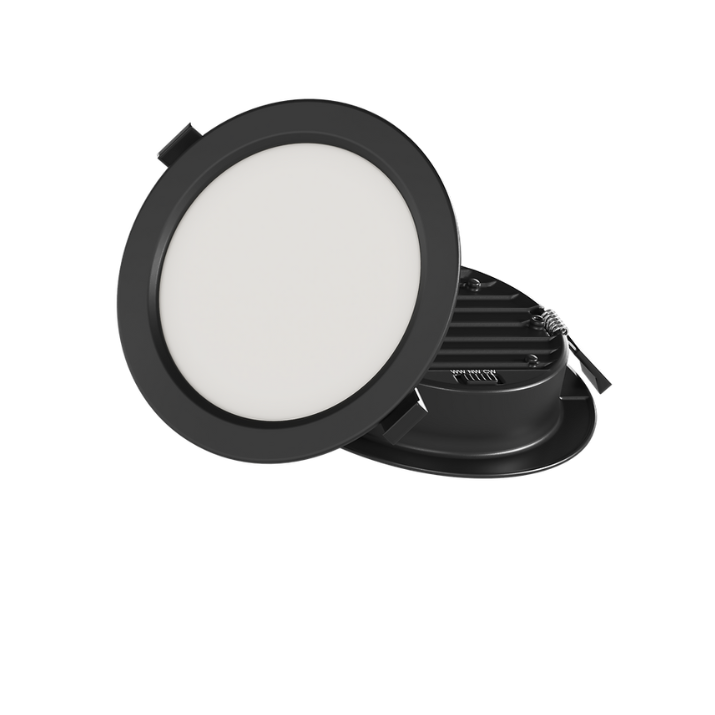 3A 15W DL1019 IP54 Super Slim Downlight(High Lumens)- Black