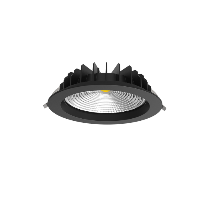 3A 20W DL2005 IP54 Downlight- Black