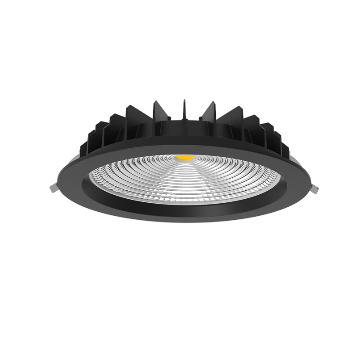 3A 30W DL3005 IP54 Downlight- Black