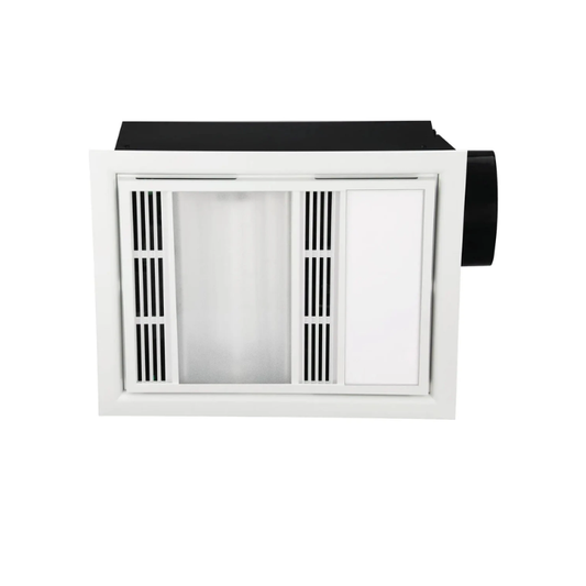 Domini 3-in-1 Bathroom Heater with Exhaust Fan and CCT LED Light- White