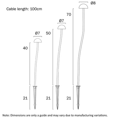 Enoki Post Light - Black