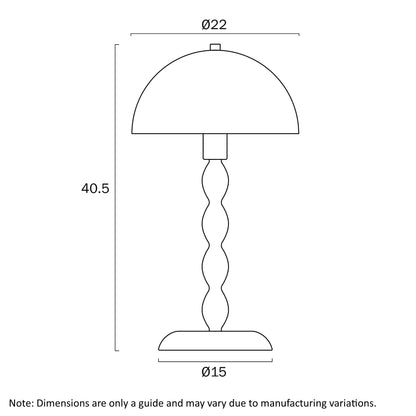 Estiq Table Lamp - Taupe