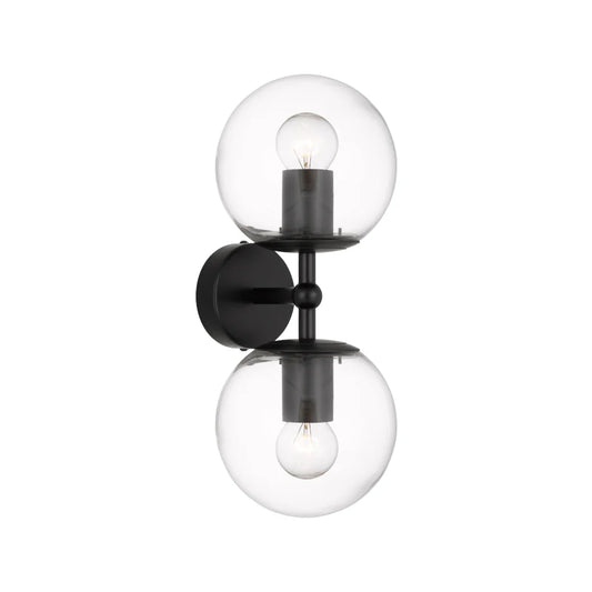 ETERNA 2 LIGHTS WALL LAMP-Black