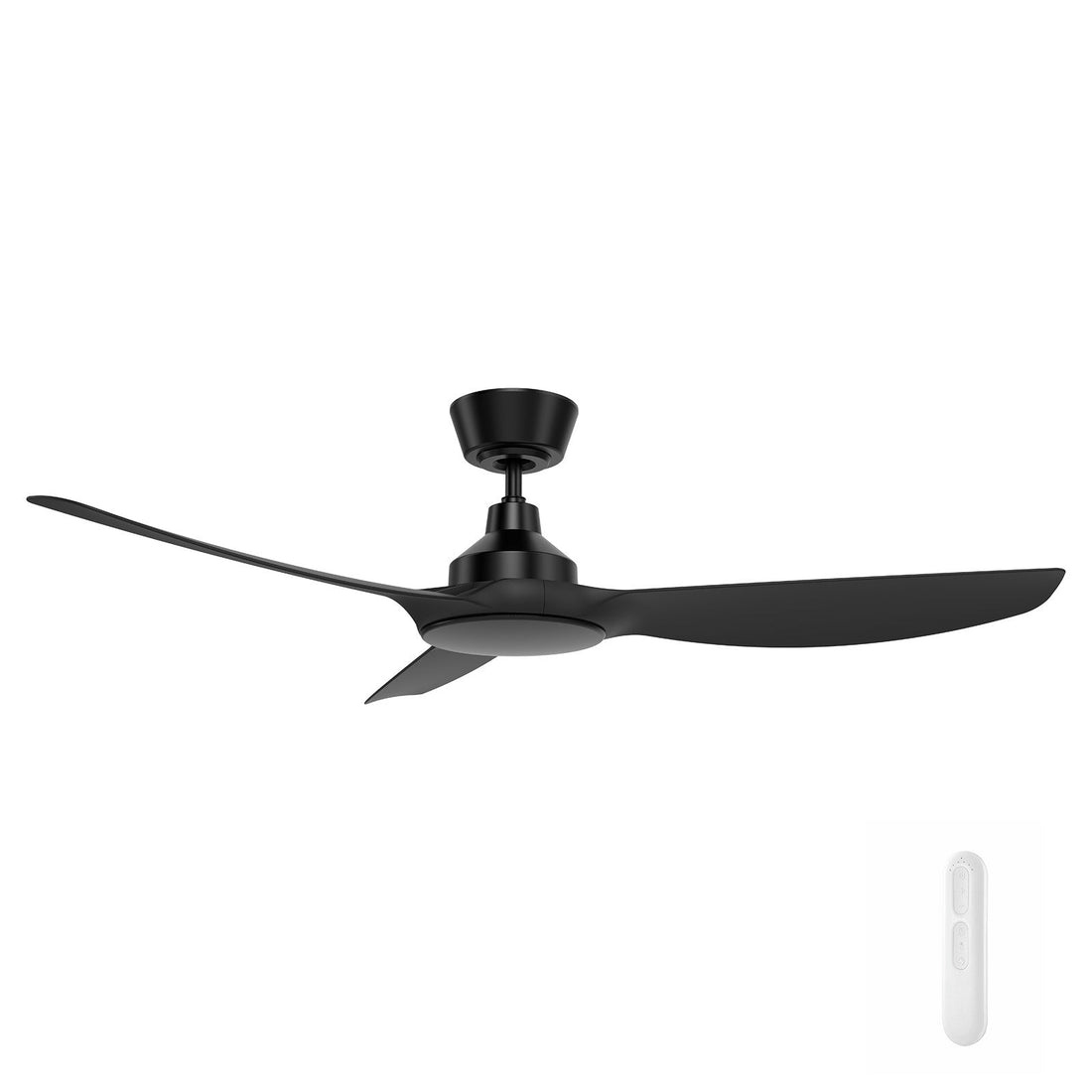Jota 132cm DC Ceiling Fan with Remote - Black