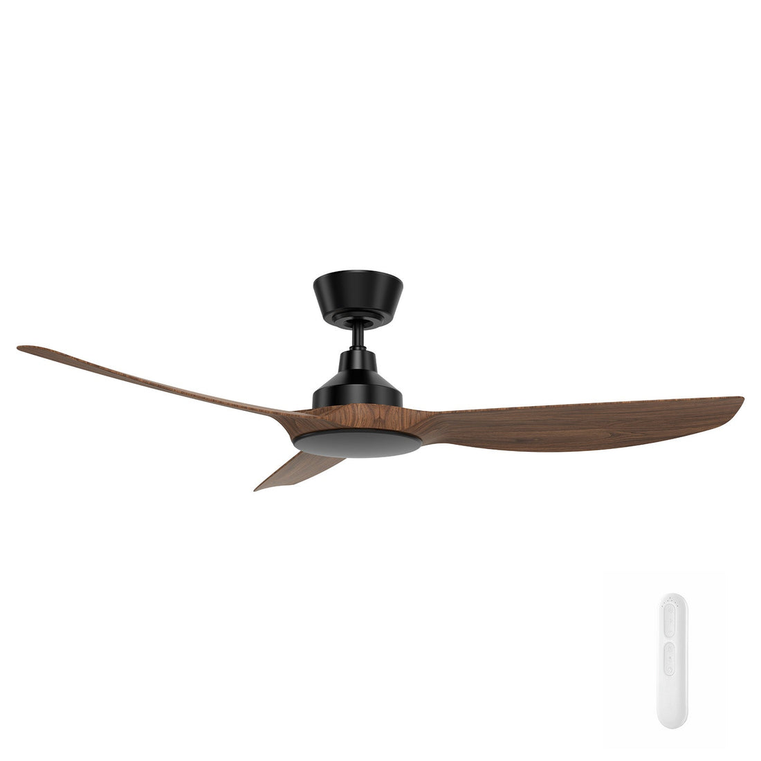 Jota 132cm DC Ceiling Fan with Remote - Dark Timber