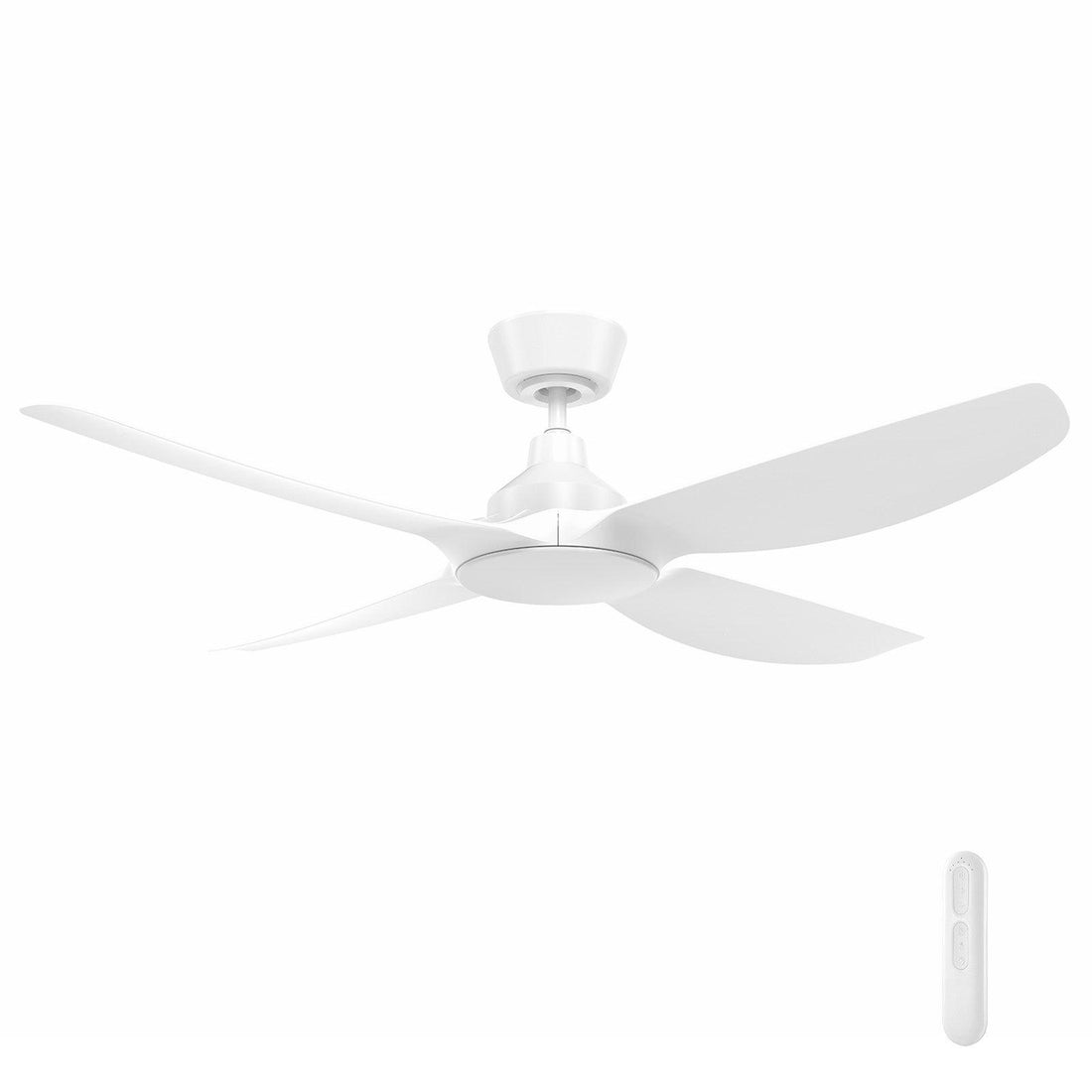 Jota 4B 132cm DC Ceiling Fan with Remote - White