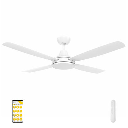 Nemoi 137cm DC Ikuü Smart Wi-Fi Ceiling Fan - White