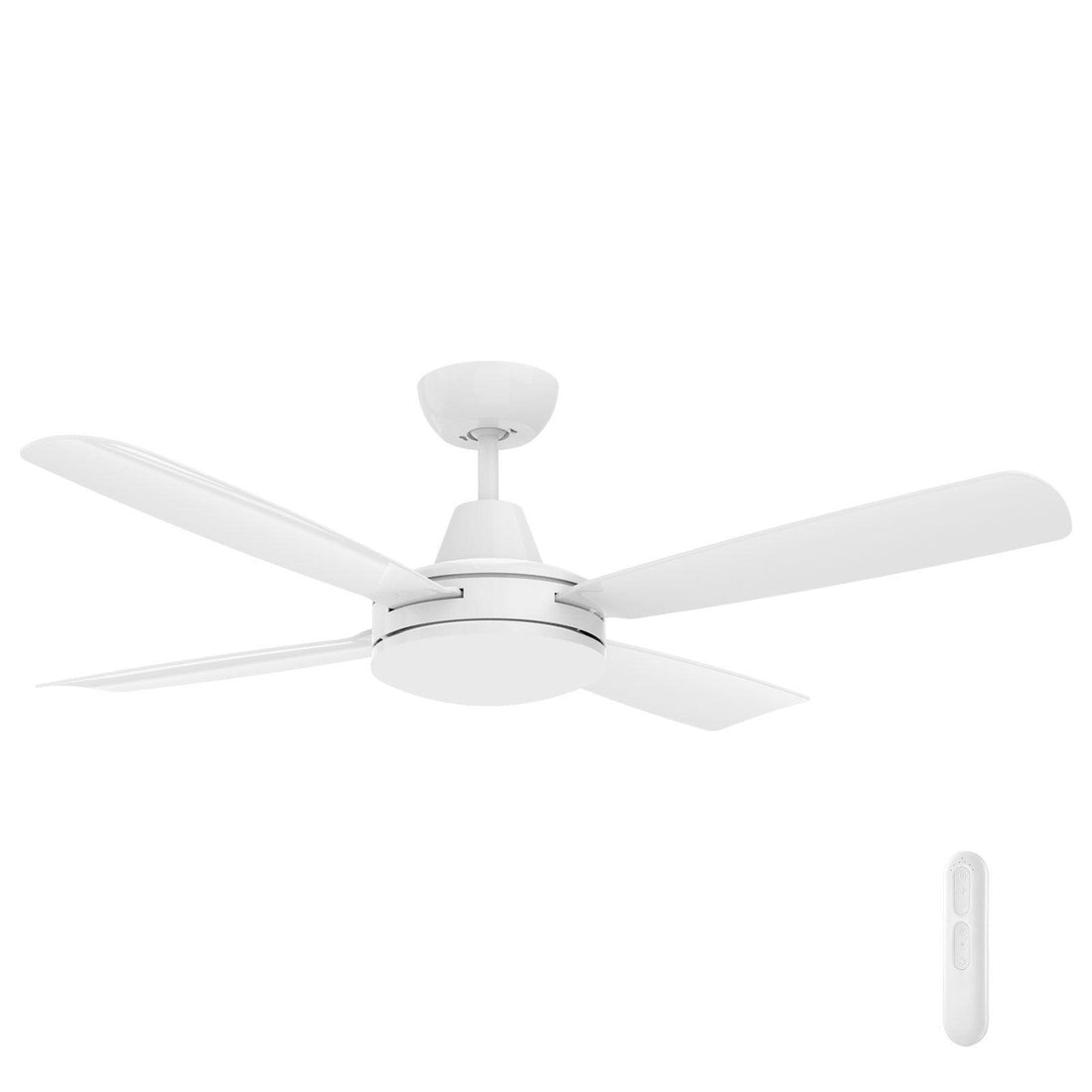 Nemoi Lite 122cm DC Ceiling Fan with LED Light and Remote - White