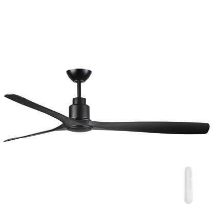 Iceman 152cm DC Ceiling Fan with Remote - Black