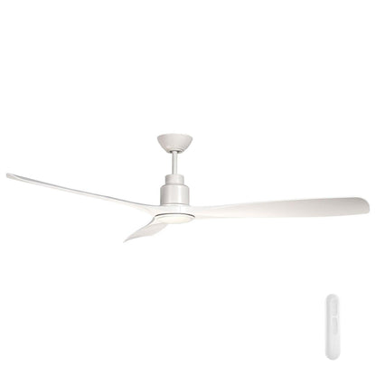 Iceman 152cm DC Ceiling Fan with Remote - White