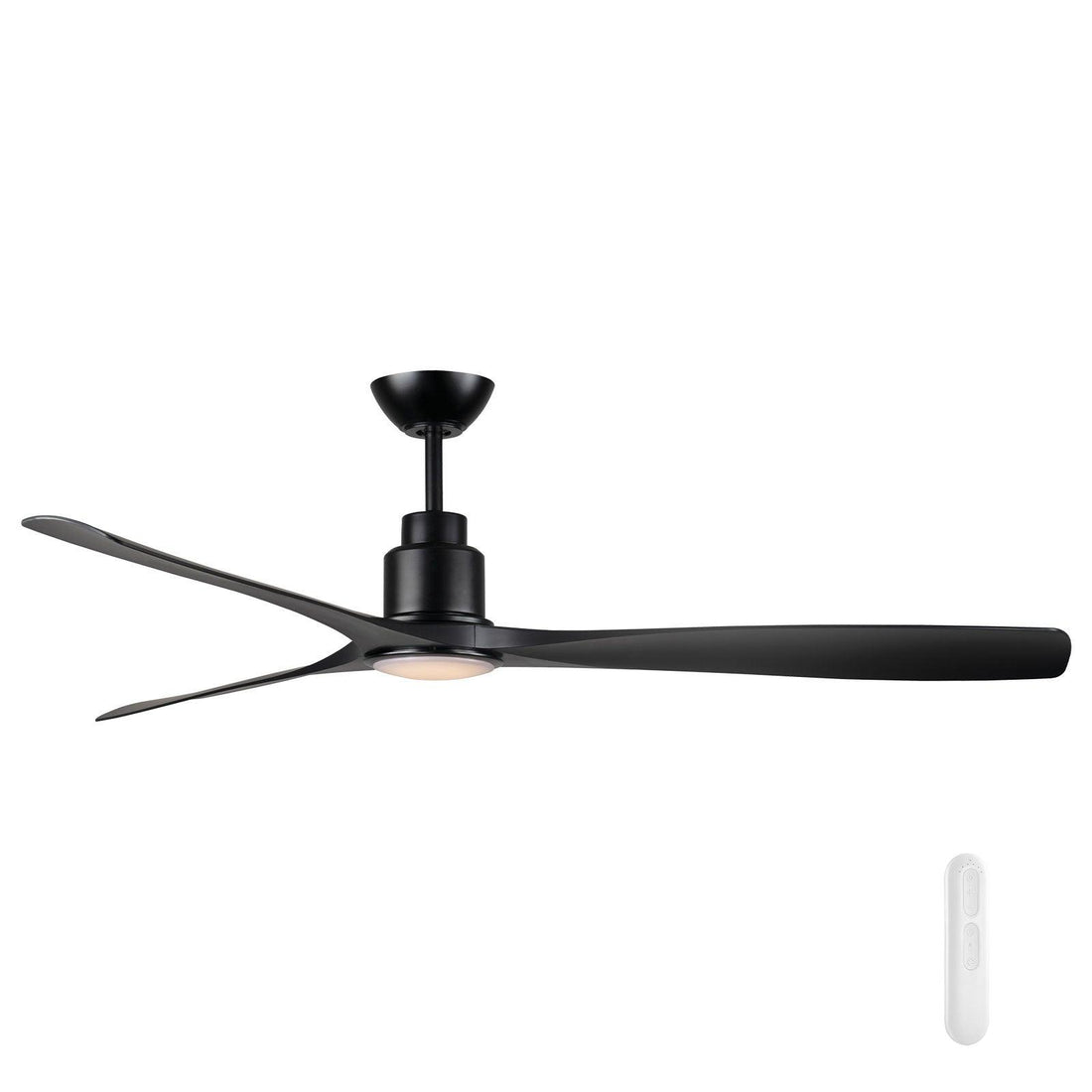 Iceman 152cm DC Ceiling Fan with Remote and LED Light - Black