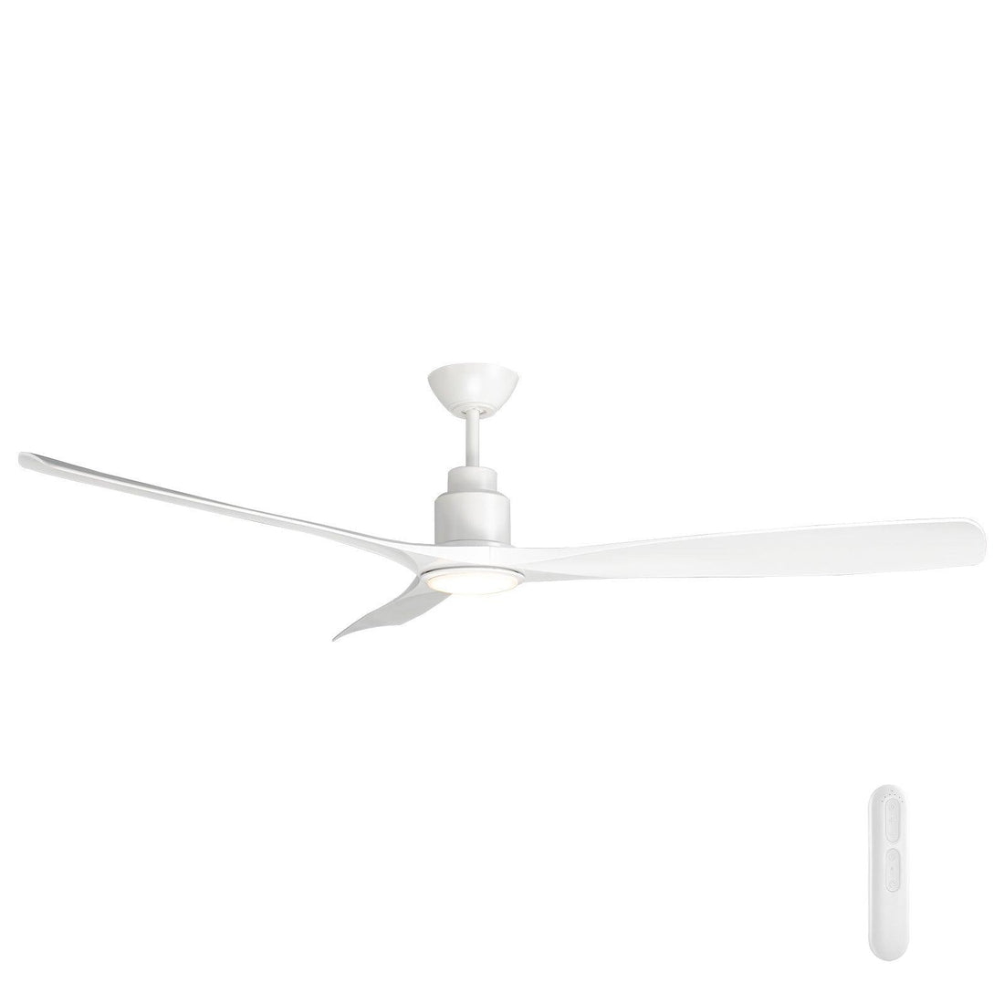 Iceman 152cm DC Ceiling Fan with Remote and LED Light - White