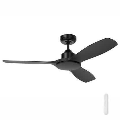Raptor S 122cm DC Ceiling Fan - Black
