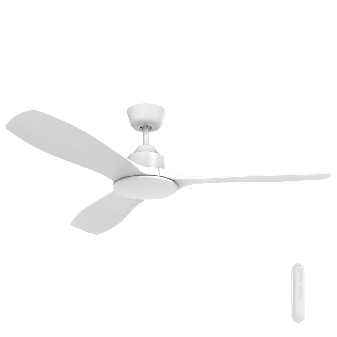 Raptor 131cm DC Ceiling Fan with Remote - White