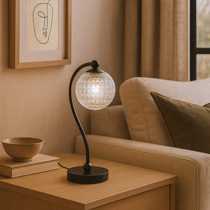 Felton Table Lamp- Clear Prism
