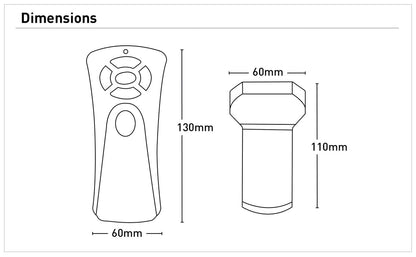 RF Remote Set for AC Ceiling Fans