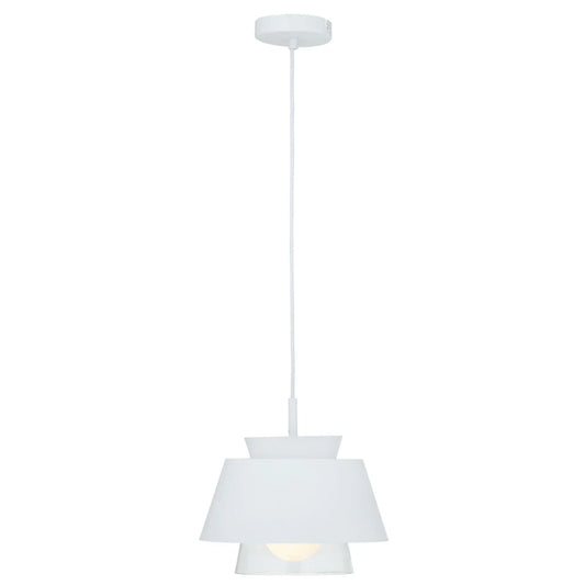 Fawkner 1Lt Light Pendant- White