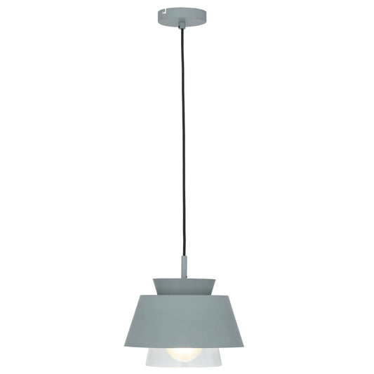 Fawkner 1Lt Light Pendant-Grey