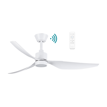Genoa DC 50″ Smart Ceiling Fan With WIFI Remote Control + LED light- White