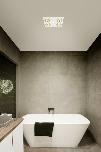 Heatflow 3 in 1 Bathroom Heater- White