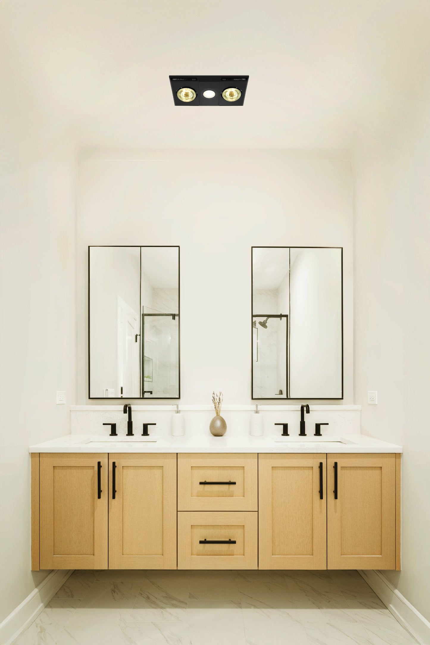 Heatflow 3 in 1 Bathroom Heater - Black