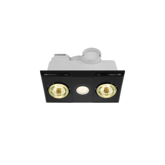 Heatflow 3 in 1 Bathroom Heater - Black