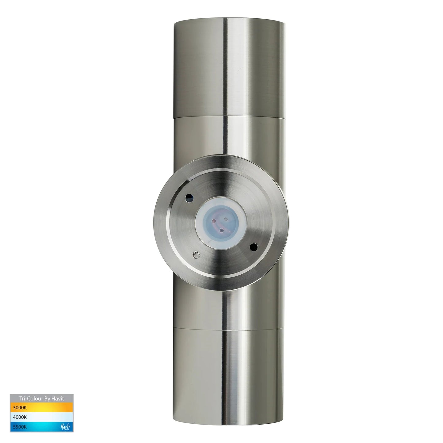 Tivah 316 Stainless Steel Tri Colour Up & Down Wall Pillar Lights