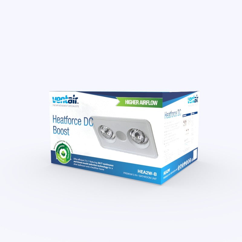 Heatforce 3-in-1 DC Boost Bathroom Heater