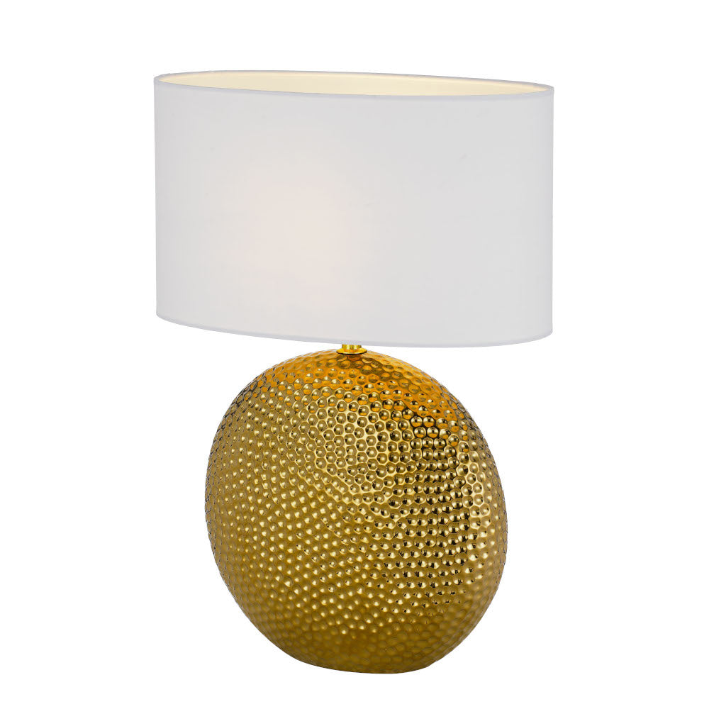 Icaria Ceramic Table Lamp- Gold