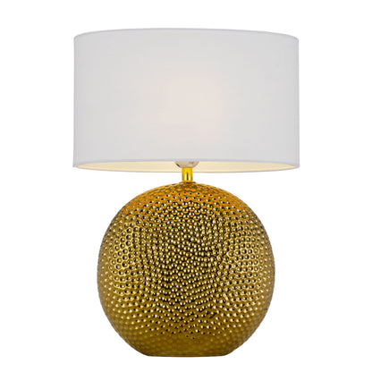 Icaria Ceramic Table Lamp- Gold