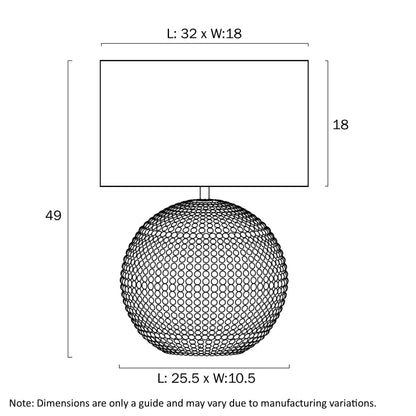 Icaria Ceramic Table Lamp