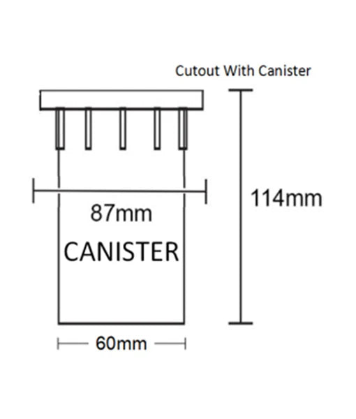 Lomond IP67 Exterior Recessed Wall / Inground Up Light, Square, Stainless Steel