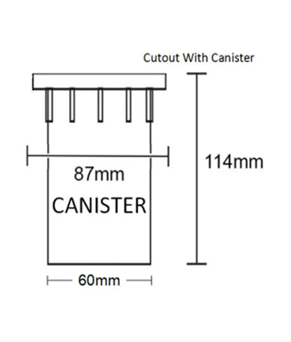 Lomond IP67 Exterior Recessed Wall / Inground Up Light, Square, Stainless Steel