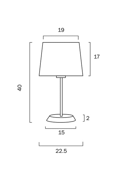 Jaxon Table Lamp- Pink