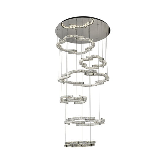 Jura 6 Tier Pendant-Chrome