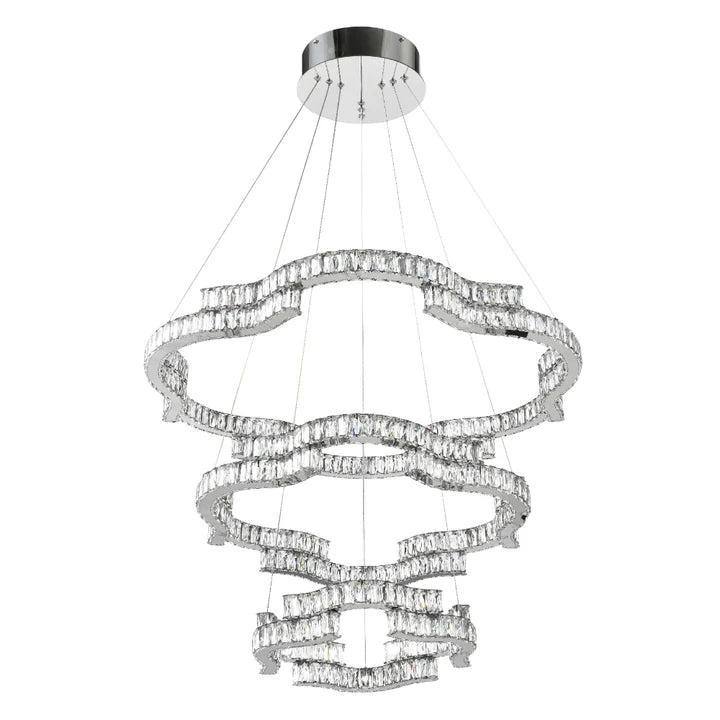 Jura 3 Tier Pendant-Chrome