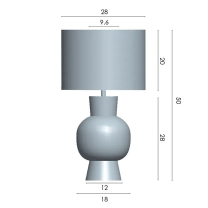 Karina Table Lamp - Dark Stone