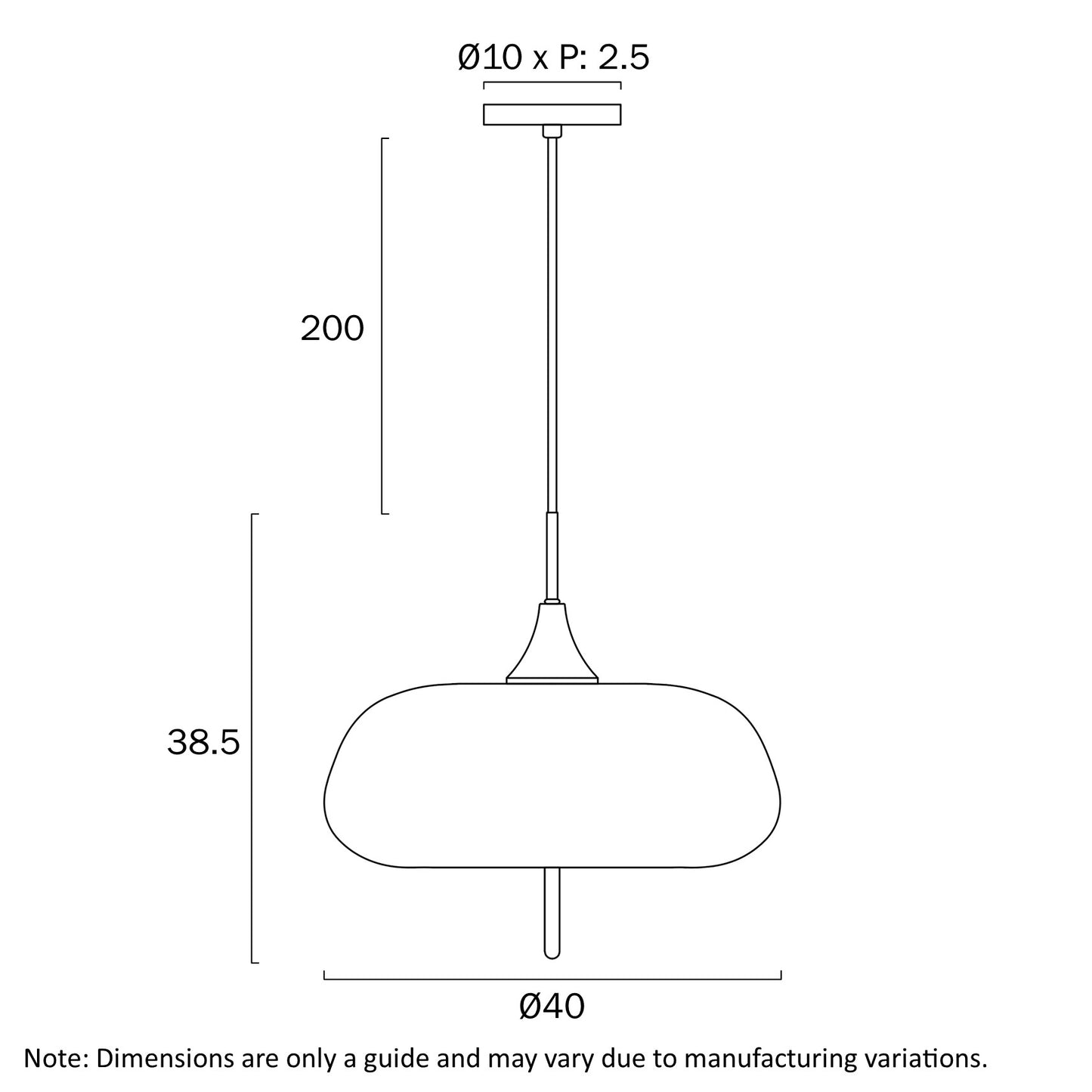 Lasian  40 Pendant Light